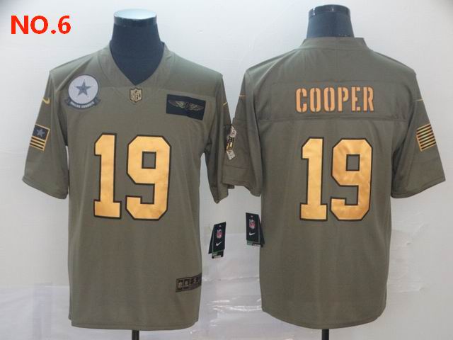 Men's Dallas Cowboys #19 Amari Cooper Jerseys NO.6;